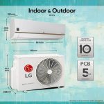 LG 1 Ton 5 Star DUAL Inverter Wi-Fi Split AC with Energy Manager (Copper, AI+ Convertible 6-in-1 Cooling, 4 Way Swing, HD Filter with Anti-Virus Protection, TS-Q14GWZE, White) - Image 5