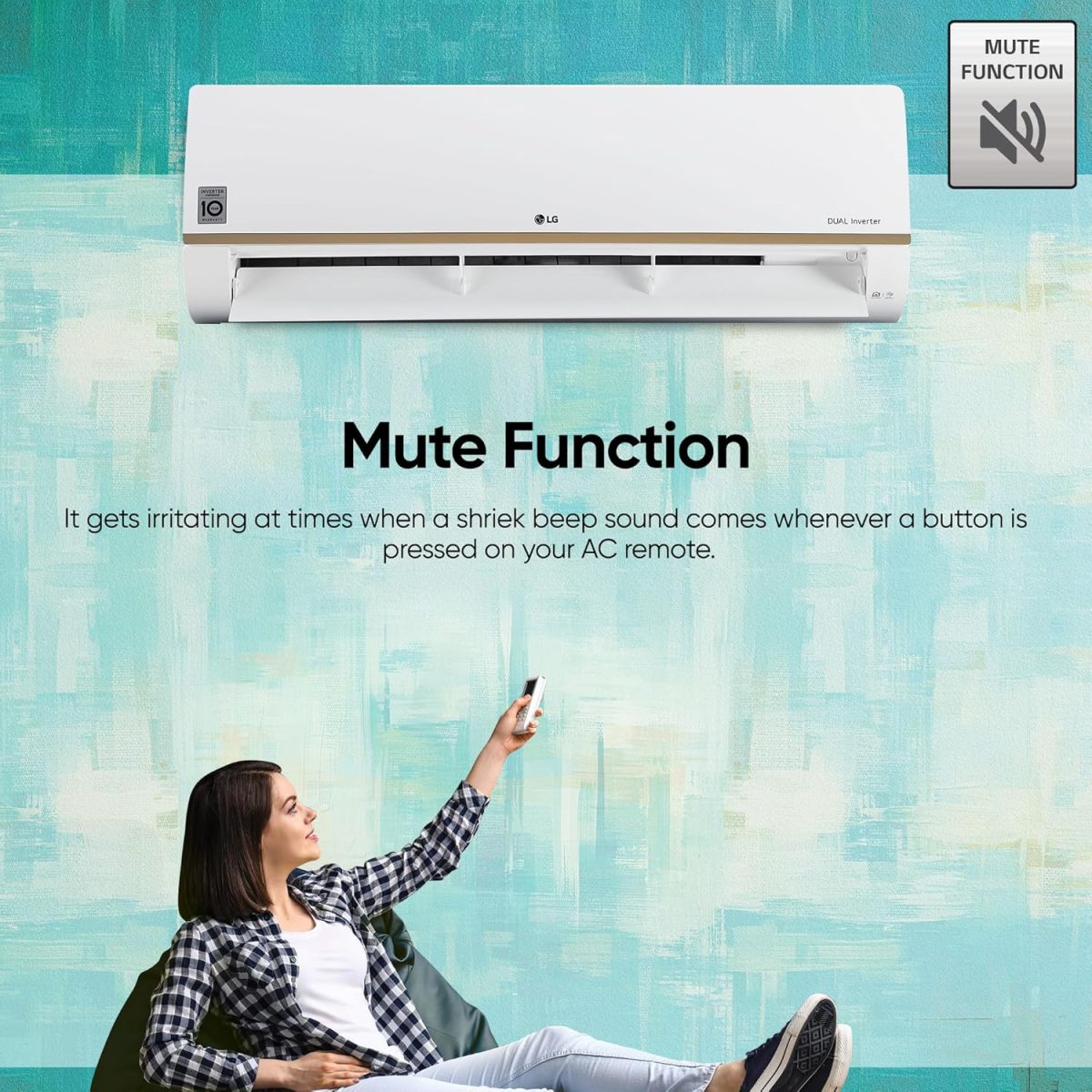 LG 1 Ton 5 Star DUAL Inverter Wi-Fi Split AC with Energy Manager (Copper, AI+ Convertible 6-in-1 Cooling, 4 Way Swing, HD Filter with Anti-Virus Protection, TS-Q14GWZE, White) - Image 15