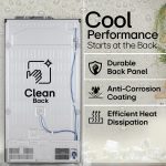 LG 630 L, 3 Star, Frost-Free, Double Door, Door Cooling+, Hygiene Fresh+, Smart Inverter, Wi-Fi Convertible Side By Side Refrigerator with AI ThinQ (GL-L257CMC3, Matt Black, Ice & Water Dispenser) - Image 6