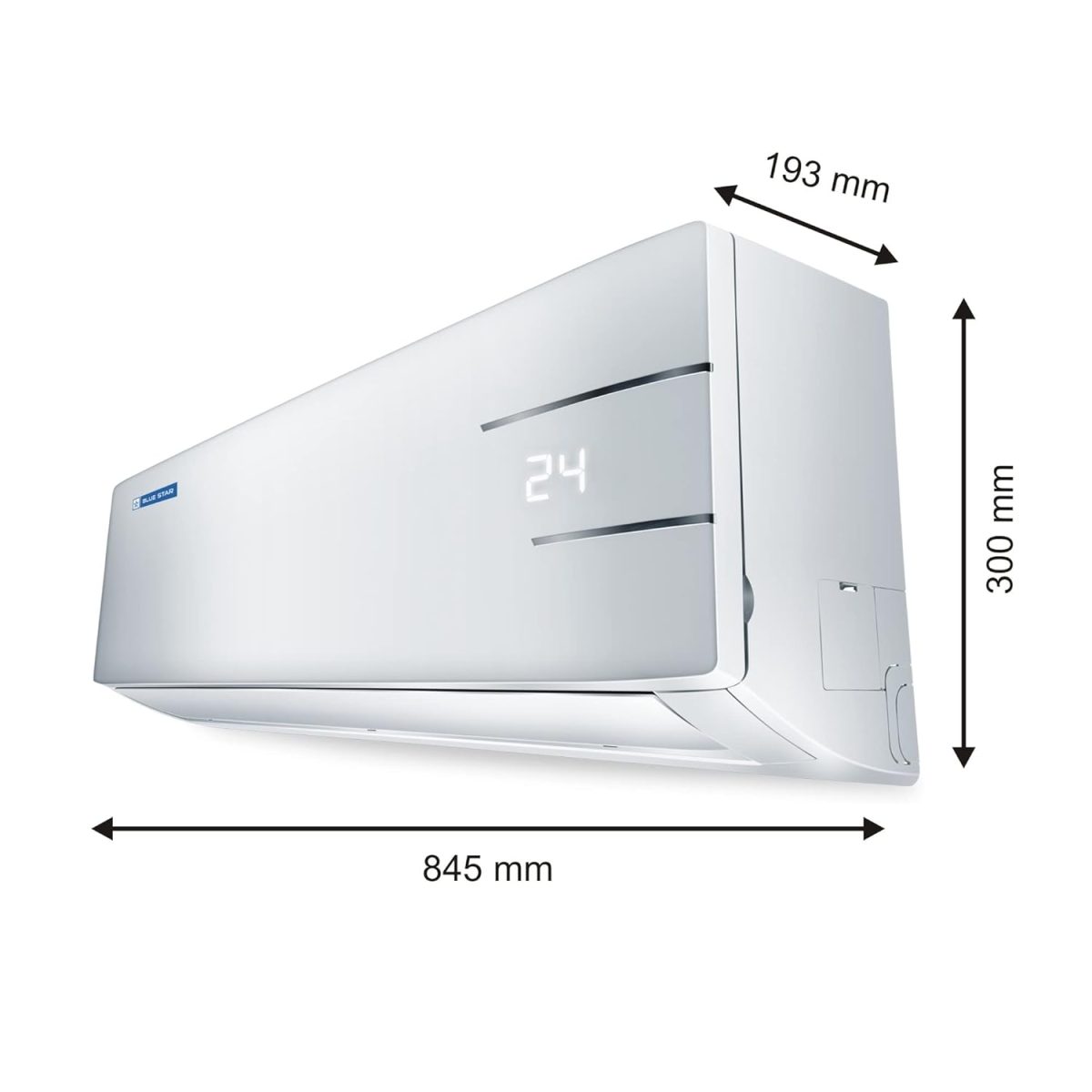 Blue Star 1 Ton 4 Star Inverter Split AC (Copper, 5 in 1 Convertible Cooling, Smart Ready, Turbo Cool, Voice Command, IC412YNU, 2023 Model, White) - Image 5