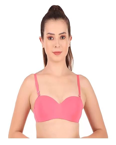 ATOX Women Every Day's Underwired Padded Bra Demi Cup T-Shirt Pushup Bra