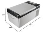 Tropicool Automatic Car Thermal Box TFF 15, 15 Ltr Car Refrigerator, 12/24V DC And 230V Ac Car Fridge, Portable Freezer With Compressor, Electric Cooler For Car Road Trips Travel And Home Use, Grey - Image 2