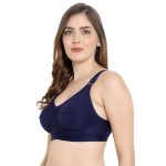 Emavic Women's Cotton Blend C-Cup Non-Padded Heavy Bust Seamless Minimizer Full Coverage Non-Wired T-Shirt Everyday Bra Combo Pack of 3 - Image 6