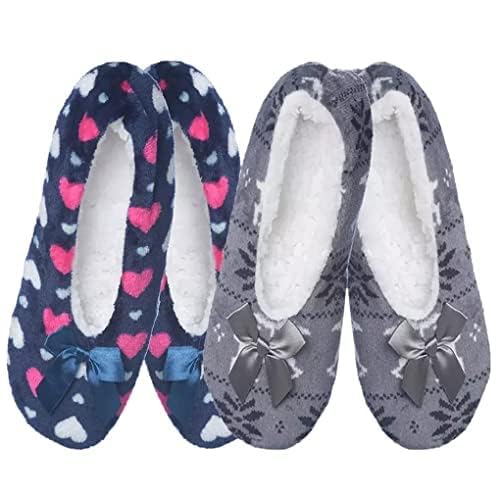 GOLURK Winter Indoor Warm Carpet Belly Slippers/Loafers for women & Girls Free Size
