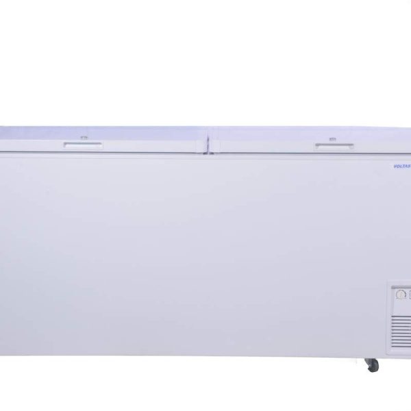 Voltas 405 DD CF Double Door Deep Freezer, 405 Liters, White