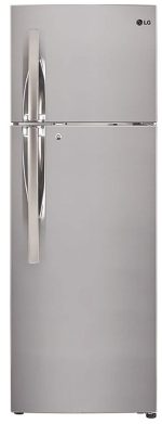 LG 308 L 2 Star Smart Inverter Frost-Free Double Door Refrigerator (GL-T322RPZY, Shiny Steel, Convertible)