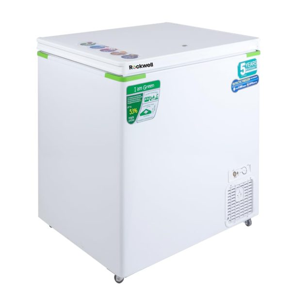 Rockwell GFR250ET Single Door EUTECTIC Hard Top Deep Freezer(Glycol)- 209 Ltr (100% Copper Coil, 4 yrs warranty)