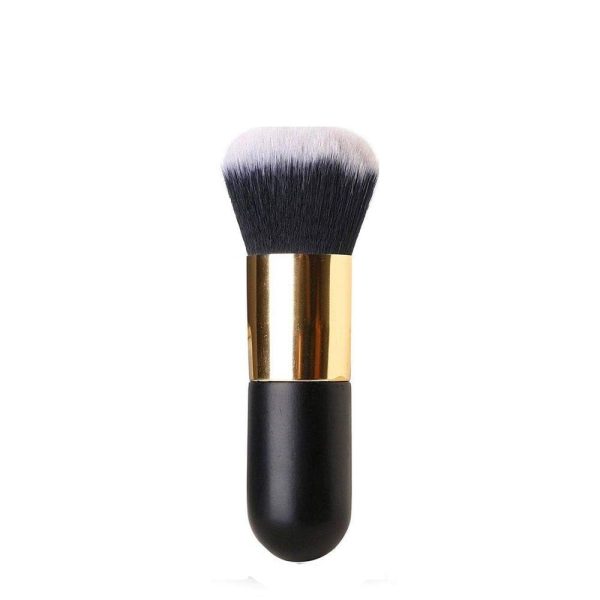 Brain Freezer Persian Bristle Makeup Brush- Black, Golden