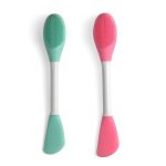 Qolixs Silicone Brushes,Double-Ended Silicone Face Mask Brush,Facial Cleansing Brush, Premium Soft Facial Masks Other Skin Care Applicator Tool for Cream, Body Lotion,Moisturizer - Image 2