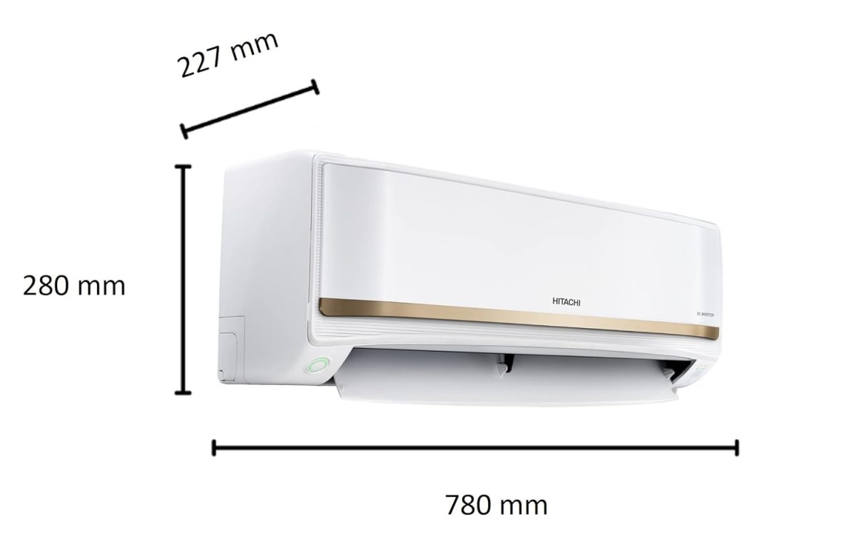 Hitachi 1 Ton 3 Star ice Clean Xpandable Plus Inverter Split AC (100% Copper, Dust Filter, iZen 3400FXL, R32-RAS.G312PCAISF, Dual Gold) - Image 5