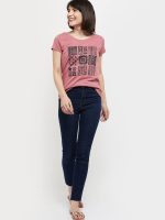 Max Women's Cotton Regular Fit Printed Round Neck T-Shirt - Image 2