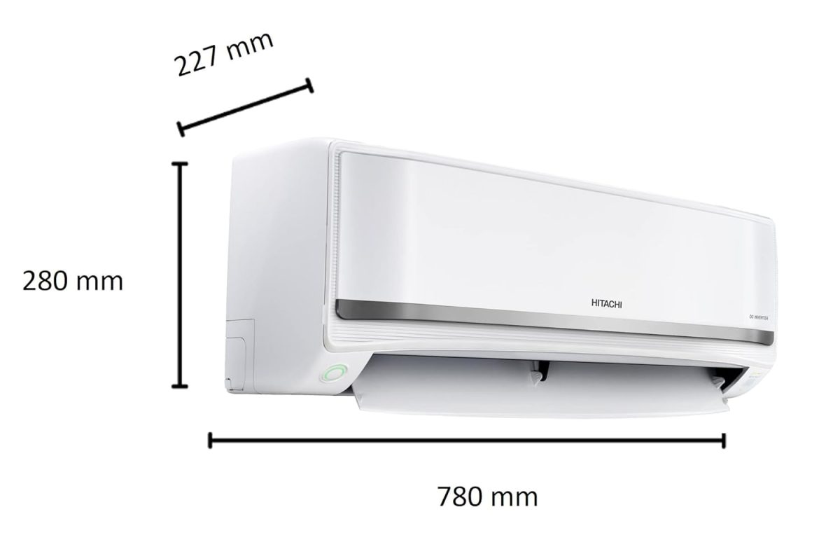 Hitachi 1 Ton 5 Star ice Clean Xpandable Plus Inverter Split AC (100% Copper, Dust Filter, Yoshi 5400FXL, R32-RAS.G512PCAISF, Dual Platinum) - Image 6