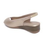 Marc Loire Women's Open Toe Block Heel Metallic Fashion Sandals for Everyday - Image 3