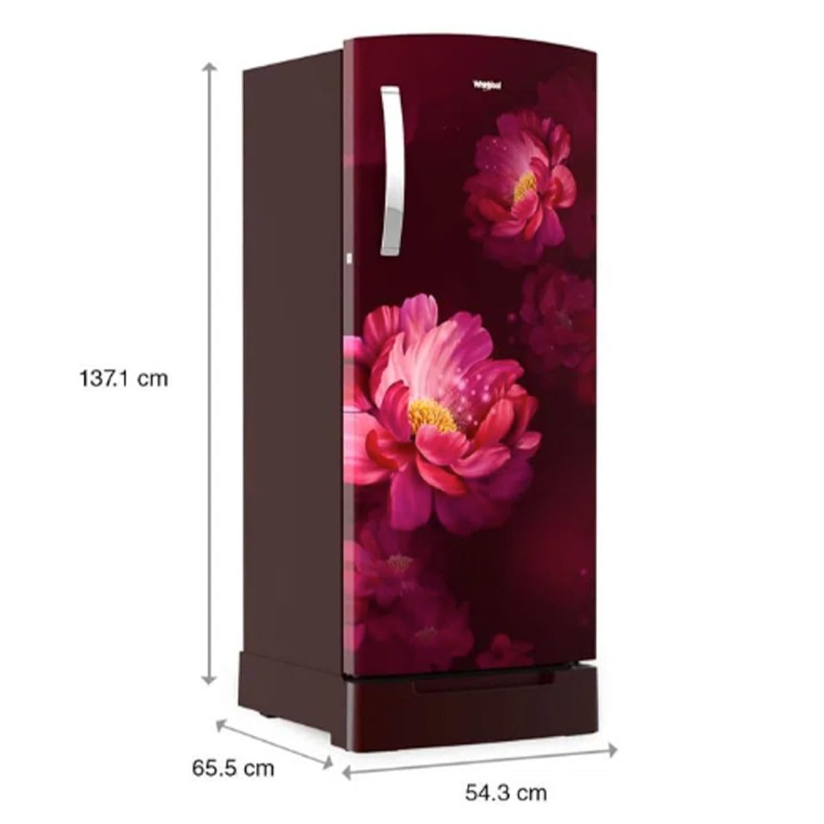 Whirlpool 192 L 3 Star Direct-Cool Single Door Refrigerator (215 Icemagic Pro ROY 3S Wine Peony-Z, 2023 Model) - Image 2