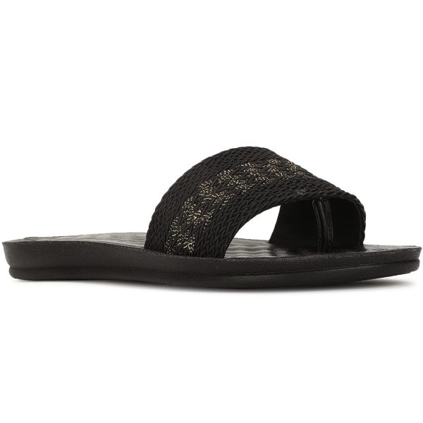 Bata Women Casual Slipper - Black