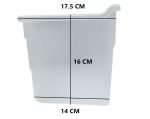 WHITEFLIP Vegetable Box Compatible with LG Single Door Refrigerator 165 Liters, Match & Buy Fridge Door Shelf - Image 3