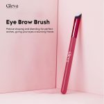 Gleva Multi-Function Eyebrow Brush, Professional Realistic Eyebrow Brush, Square Angled Eyeliner Eyebrow Brush, Stroke Brow Stamp Brush, Filling & Shaping Eyebrows Enhancers Brush (Pink) - Image 2