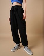 Bewakoof Women's Loose Mid Rise Joggers - Image 2