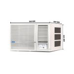 Blue Star 1.5 Ton 3 Star Inverter Window AC (Copper, Inverter Compressor Technology, Turbo Cool, Energy Saver, Multi Sensors, Comfort Sleep, Self Diagnosis, 2D Swing, WIB318LN, White) - Image 6