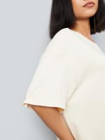 Max Women's Solid Regular Fit Tshirt - Image 2