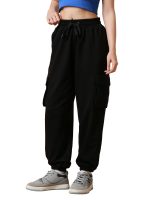 Bewakoof Women's Loose Mid Rise Joggers