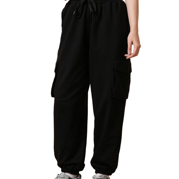 Bewakoof Women's Loose Mid Rise Joggers