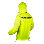 Rynox Unisex Adult H2Go Pro 3 Rain Standard Length Jacket I 15000mm Waterproof Nylon Shell | Motorcycle Riding Rain Jacket | Heat Sealed Seams | Drycore WR Zippers - Hi-Viz Green, XL - Image 2