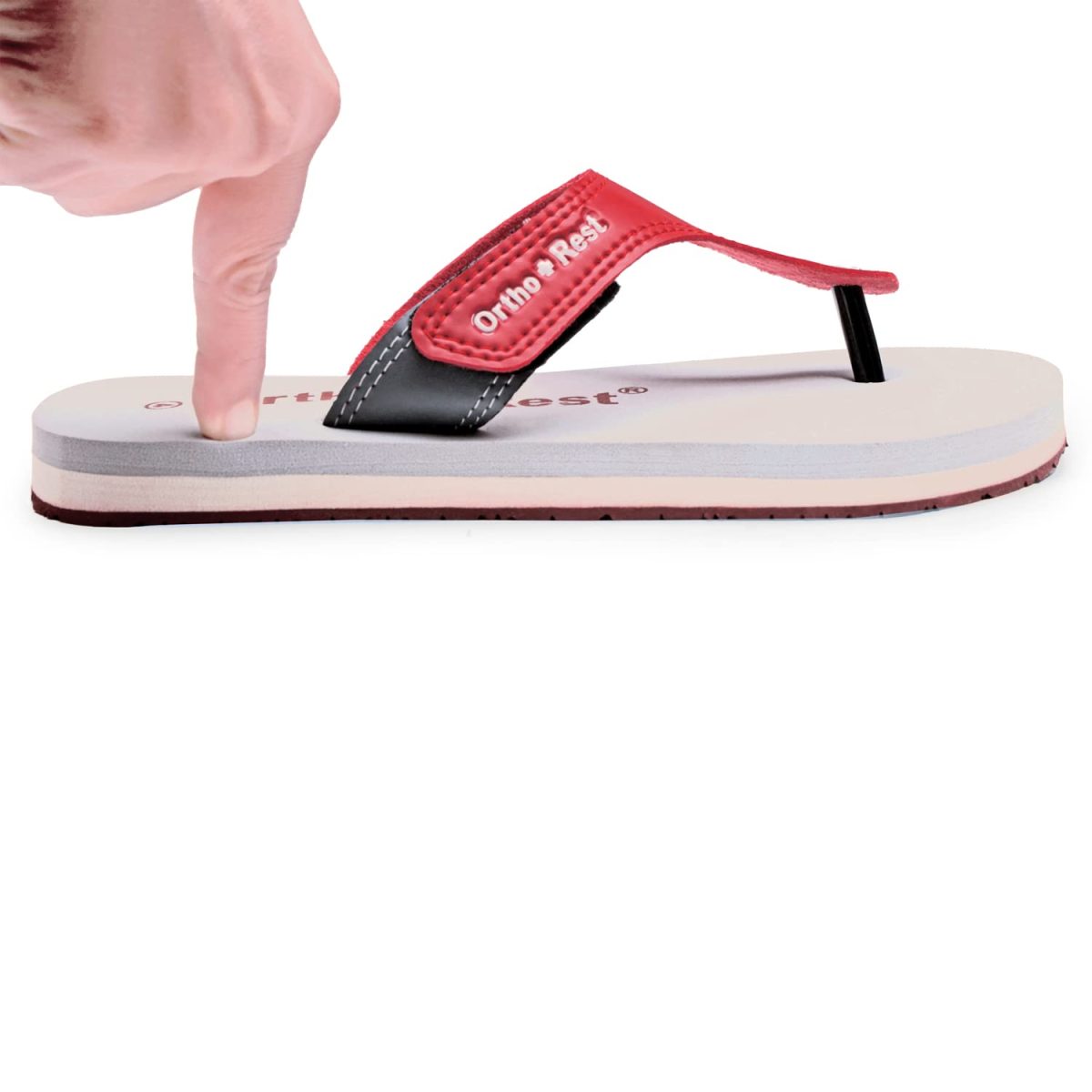 Ortho + Rest Extra Soft Doctor Flip Flop Footwear Orthopedic Slippers For Women & Girls Daily Use - Image 5
