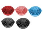 Zulay Kitchen 6 Pcs Round Reusable Non-Stick air Fryer Accessories Silicone Coating Pot Basket(Multicolor) - Image 4