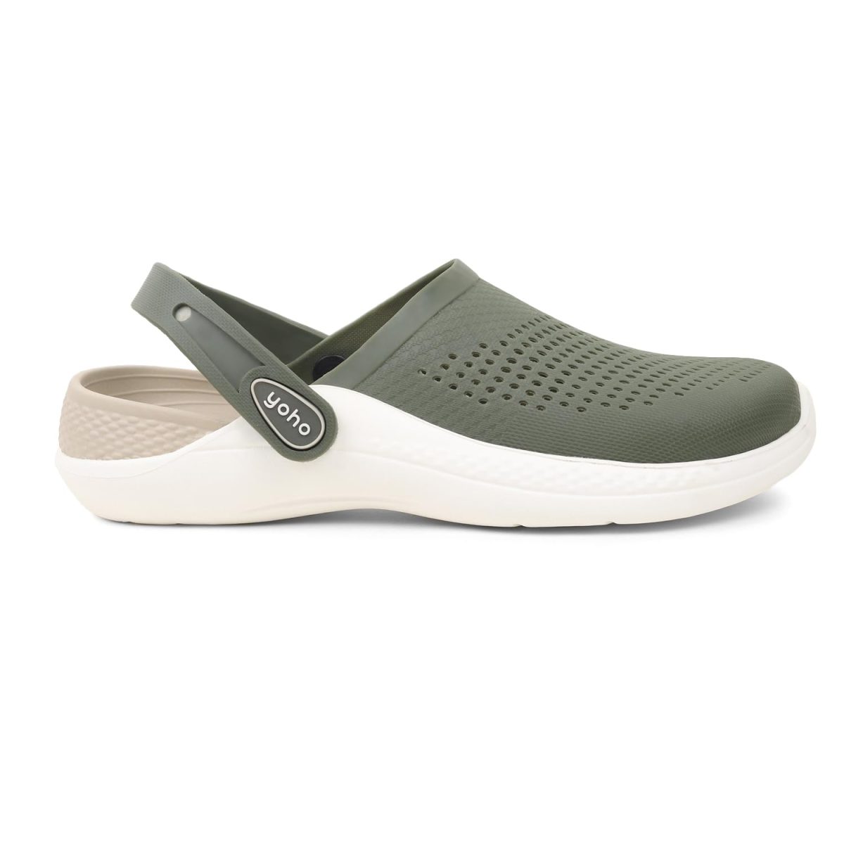 YOHO Easy Glide Clogs for Men | Striking Dual-Tone Design | Ultra-Soft EVA Comfort | Lightweight Build | Slip-On Ease | Durable Everyday Wear