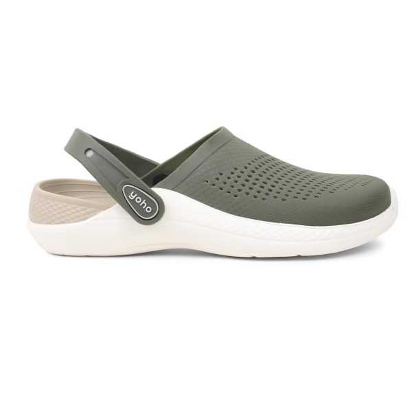 YOHO Easy Glide Clogs for Men | Striking Dual-Tone Design | Ultra-Soft EVA Comfort | Lightweight Build | Slip-On Ease | Durable Everyday Wear