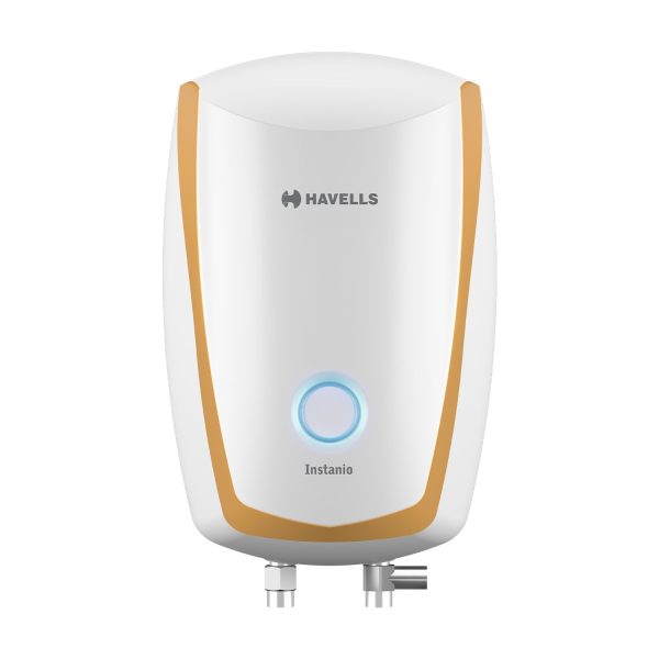 Havells Instanio 3L Instant Water Heater(Geyser)|Temp. Sensing LED Indicator| Rust & Shock Proof Body| ISI Marked|Warranty:5 year on Inner Tank| High Rise Compatible(White Mustard)