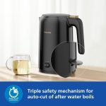 Philips Double walled electric kettle with Keep Warm function, 1.5L, 1300W, Auto shut off, 2yrs Warranty (HD9378/80) - Image 6