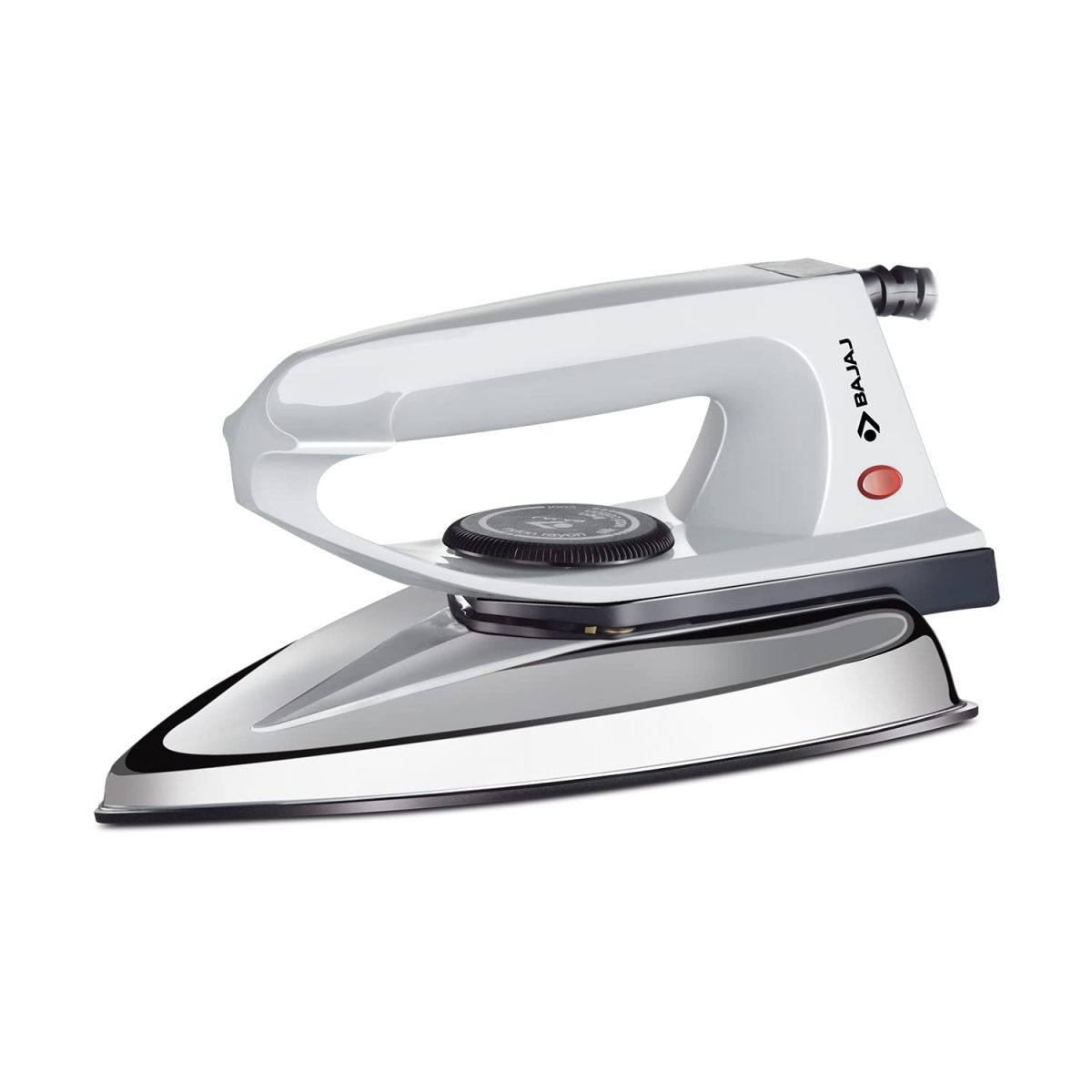 Bajaj DX 2 600-Watt Light Weight Dry Iron | Non-Stick Coated Soleplate | Anti-Bacterial Coating | 180 Degree Swivel Cord | Cool Touch Handle | 2-Yrs Warranty 【Grey】 - Image 2