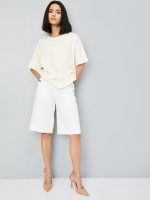 Max Women's Solid Regular Fit Tshirt - Image 5
