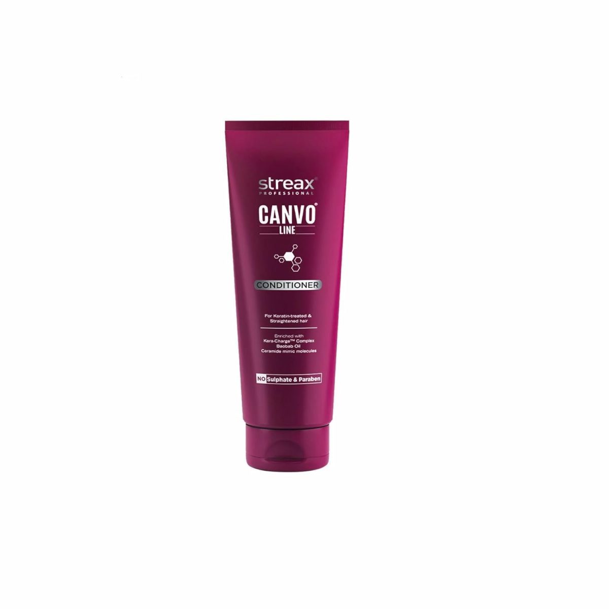 Streax Professional Canvoline Conditioner for hair, Hair Conditioner for Women & Men, For Straightened hair, Botox Treatment, Nanoplastia Treatment, Keratin Treatment With Kera-Change Complex, Paraben & Sulphate Free, 240gm