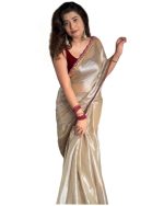 Sidhidata Women's Soft Zimmy Choo Silk Saree With Embroidered Lace Boarder & Jhumka With Unstitched Blouse Piece (Palak)