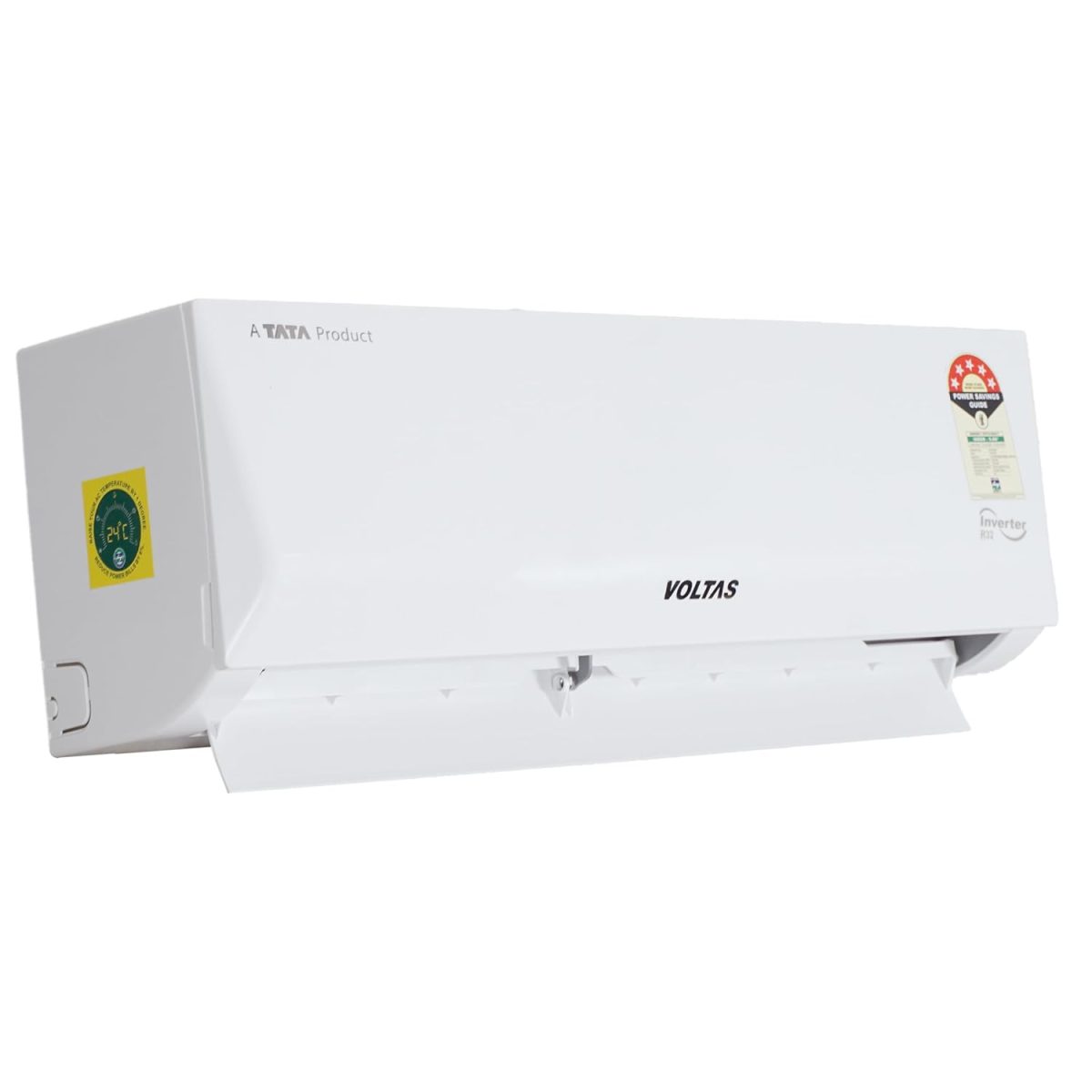 Voltas 1 Ton 5 Star, Inverter Split AC(Copper, 5-in-1 Adjustable Mode, Anti-dust Filter, 2023 Model, 125V Vertis Emerald Marvel, White) - Image 3