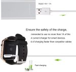 FIRE BOLTT Invincible 4 Pin USB Fast Charger Magnetic Charging Cable Adapter for Firebolt Thunder watch & Firebolt Talk Smartwatch only,Black - Image 4