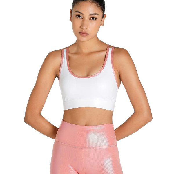 Puma Women Polyester Sports Padded Bra