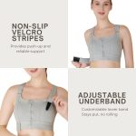 Luella Sports Bra for Women with Front Zip High Impact Longline Criss Cross Back Crop Top | Polyester Spandex Activewear for Gym, Yoga & Workout - Image 5