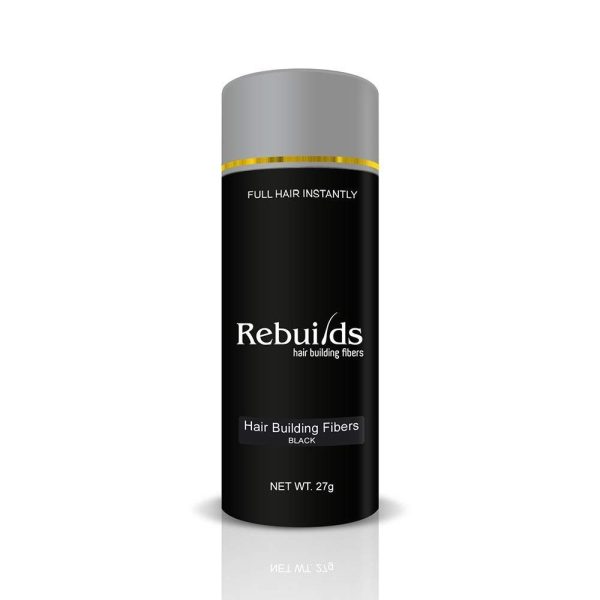 Rebuilds Hair Fibers, Black, 27g