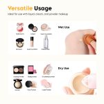 Mini Finger Makeup Puff 6 pcs Finger Makeup Beauty Blender Sponges, Mini Soft Cosmetic Finger Puff, Perfect for Foundation, BB Cushion, Cream, Concealer and Powder - Image 8
