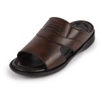 FAUSTO Men's Daily Indoor Outdoor Comfort Stitched Open Toe Slip On Slipper - Image 3