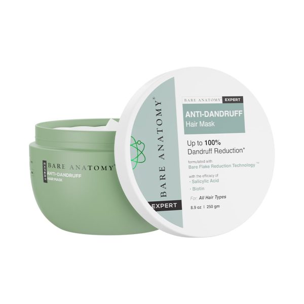 Bare Anatomy EXPERT Anti-Dandruff Hair Mask | Targets Oily Scalp and Sheds Dry Flakes | 250g