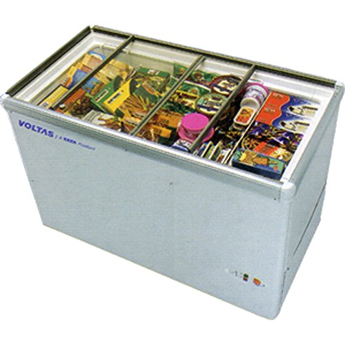Voltas 320 GSL Glass Top Horizontal Chest Freezer