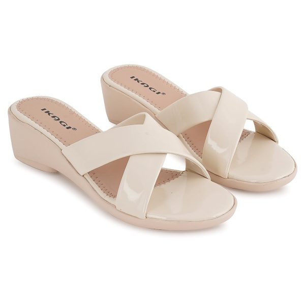 IKAGI Women's Fashion Sandals | Comfortable for All Formal and Casual Occassions | Casual and Stylish Wedge For Women & Girls