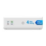 Godrej 1.5 Ton 3 Star, 4-Way Air Swing Fixed Speed Split AC (Copper, Anti-Dust Filter, AC 1.5T SFC 18PTC3-WWP, White)