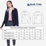 BLUETYGA SUNSCREEN JACKET Women's Travel Nylon Solid Plain Sports Summer Gym Workout Running Travel Trekking and Sunscreen jacket for Women Nylon Winter Casual Wear� - Image 6