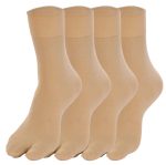 Missby Ultra-Thin Nylon Summer Skin Casual Socks for Women/Girl's